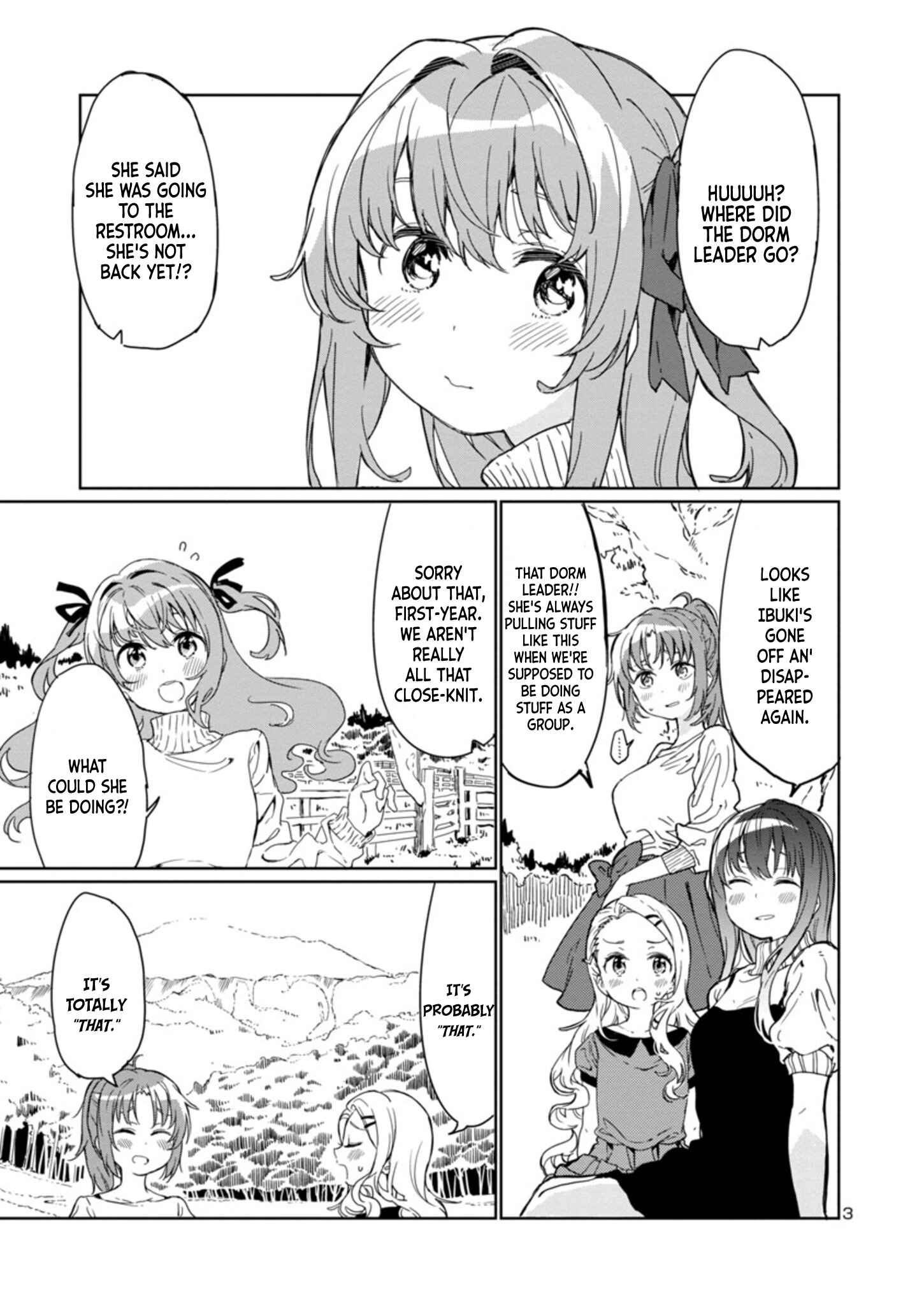 Page 3 Chapter 1 Kamiina Botan, Yoeru Sugata wa Yuri no Hana.