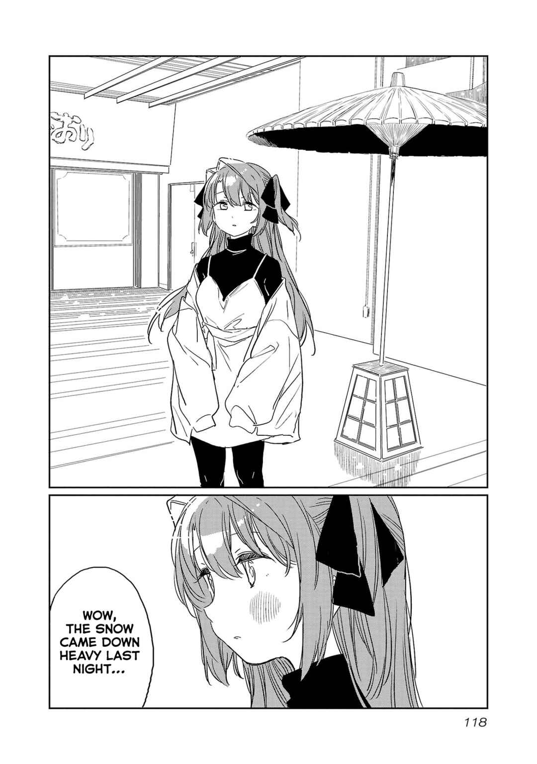 Page 2 Chapter 37 Kamiina Botan, Yoeru Sugata wa Yuri no Hana.