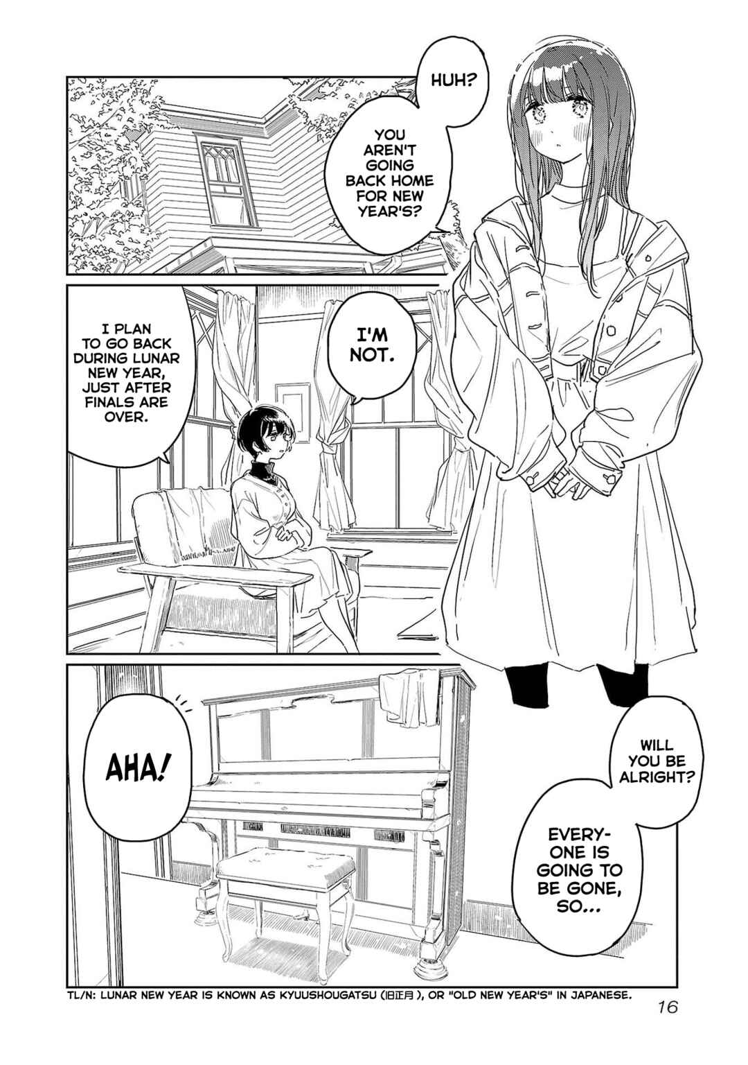 Page 2 Chapter 39 Kamiina Botan, Yoeru Sugata wa Yuri no Hana.
