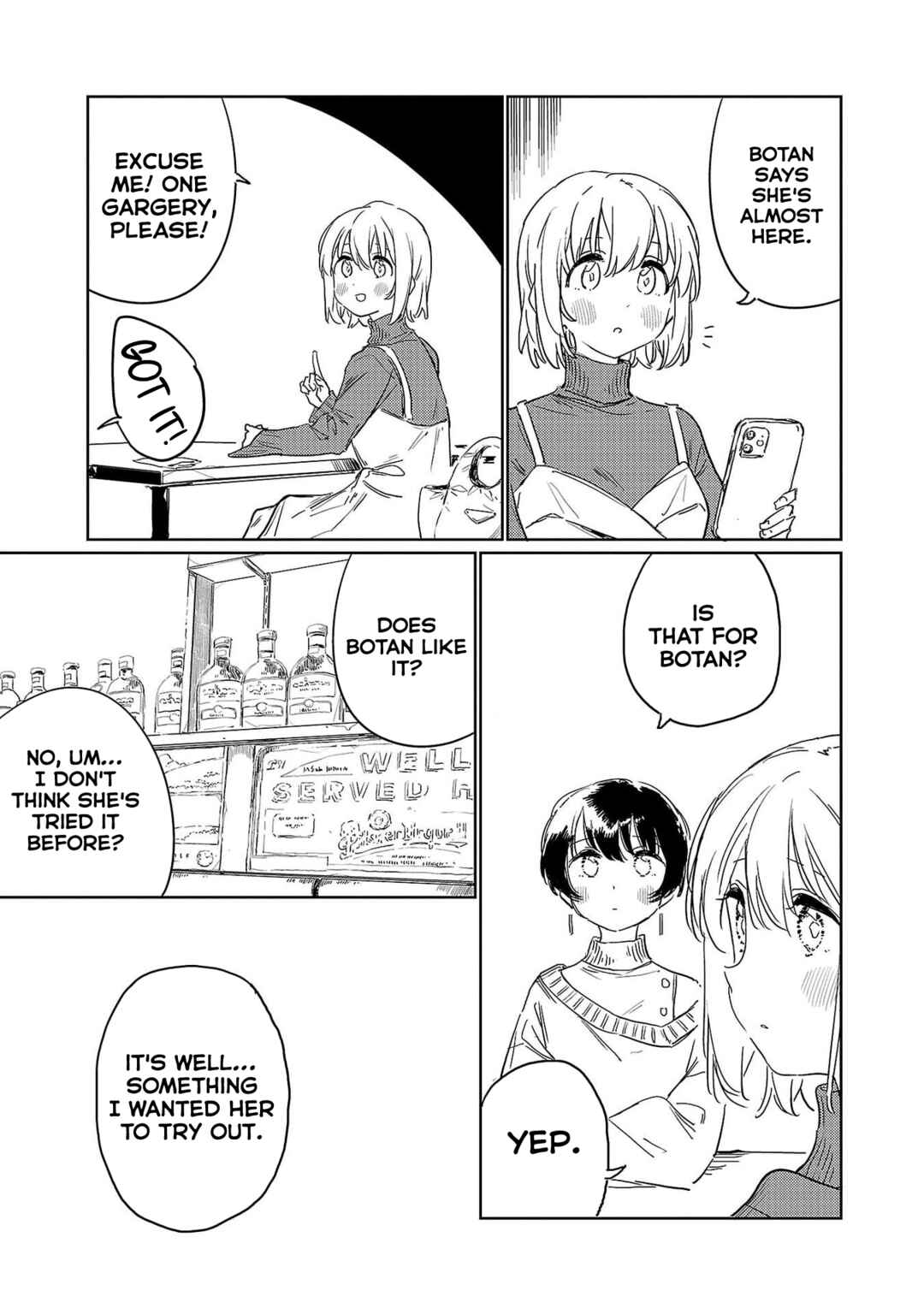Page 9 Chapter 39 Kamiina Botan, Yoeru Sugata wa Yuri no Hana.