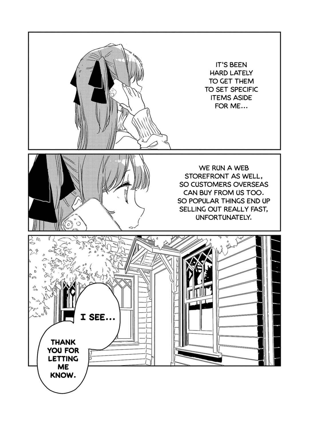 Page 2 Chapter 35 Kamiina Botan, Yoeru Sugata wa Yuri no Hana.