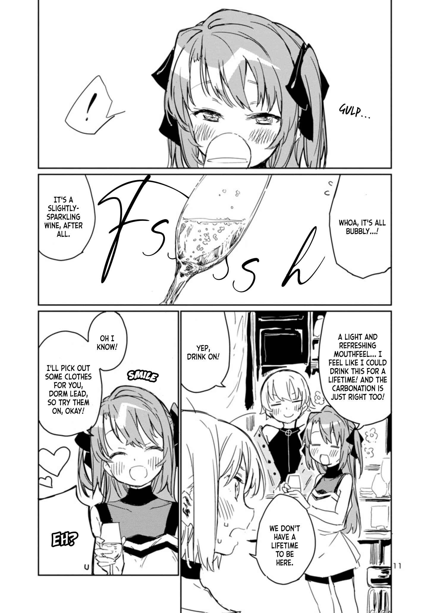 Page 11 Chapter 4 Kamiina Botan, Yoeru Sugata wa Yuri no Hana.