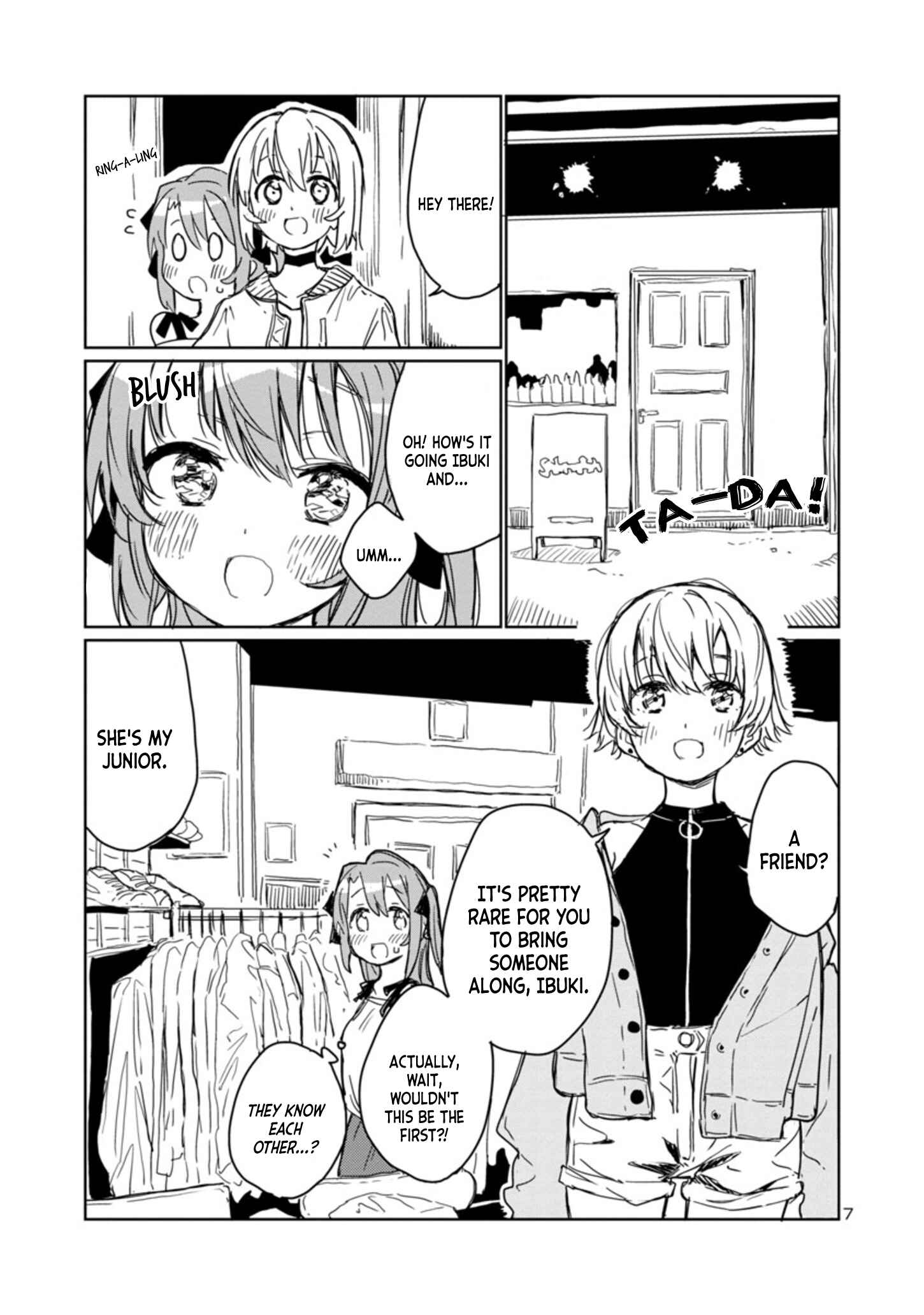 Page 7 Chapter 4 Kamiina Botan, Yoeru Sugata wa Yuri no Hana.