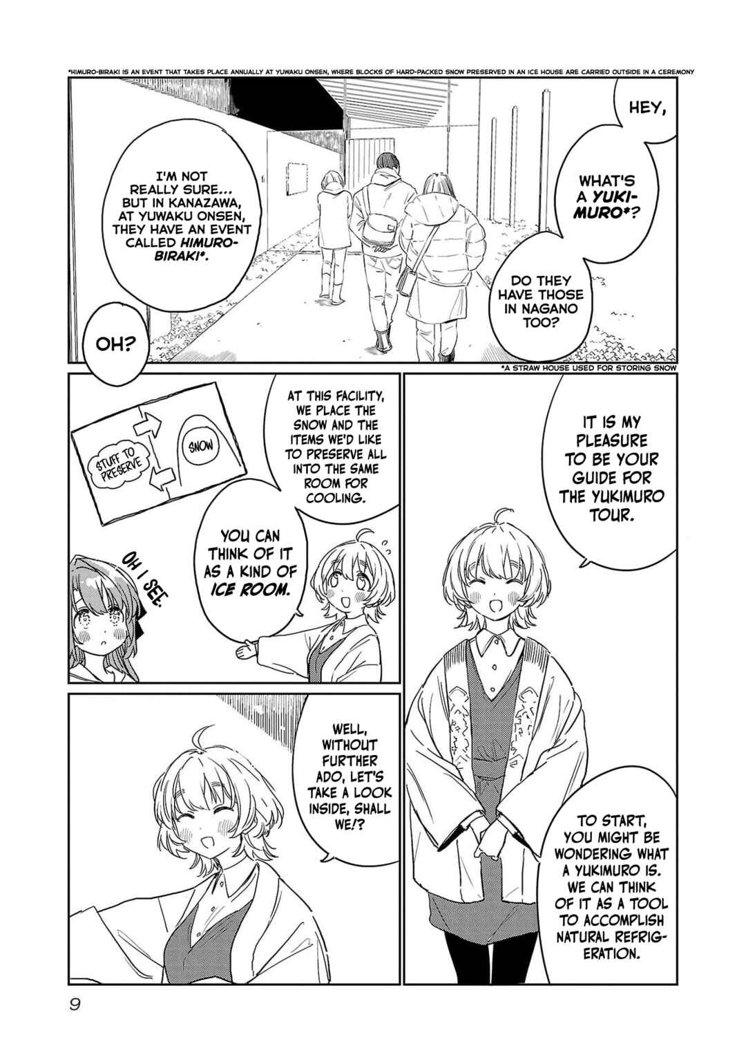 Page 9 Chapter 38 Kamiina Botan, Yoeru Sugata wa Yuri no Hana.