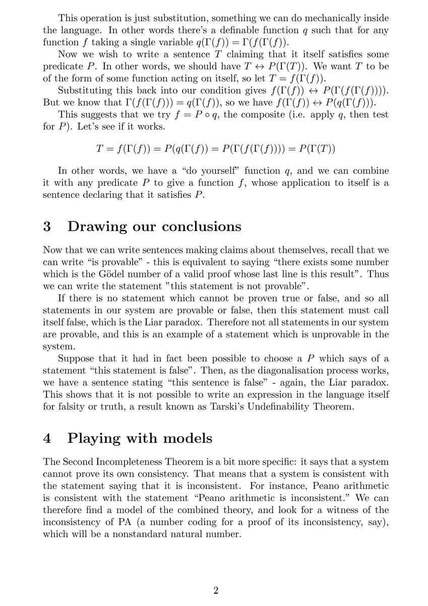 Page 11 Chapter 10.5 Mathematical Girls - Gödels Incompleteness Theorems