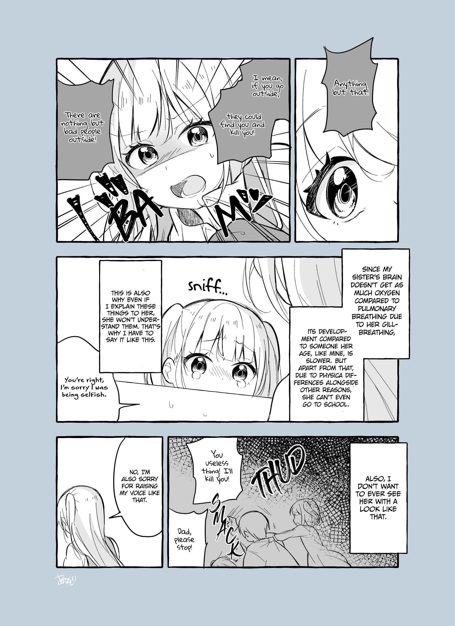 Page 3 Chapter Unknown_b5f6 An Older Sister Supporting Herself Through her Gill-Breathing Little Sister