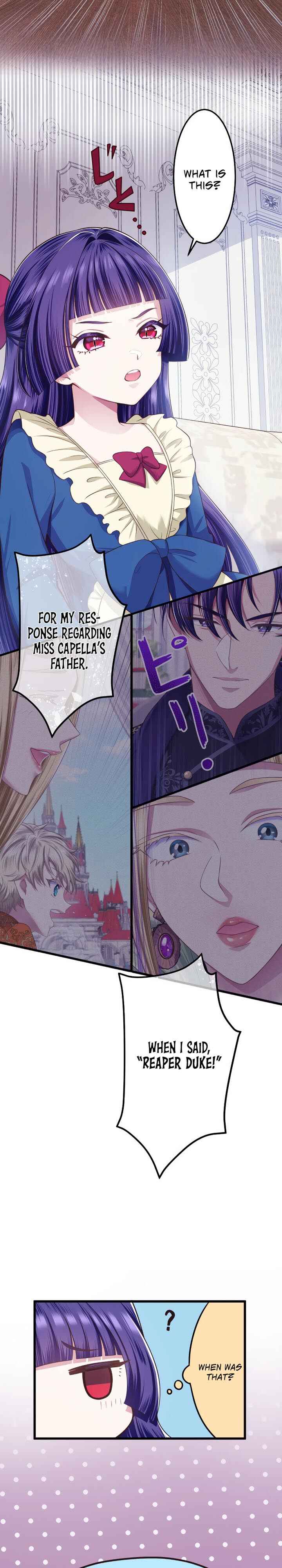 Page 2 Chapter 4 Akuyaku Reijou wa Shinigami Papa ni Fukushuu ga Shitai no ni!