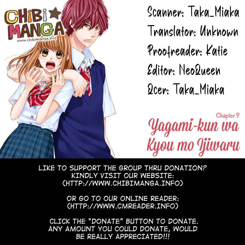 Page 1 Chapter 9 Yagami-kun wa, Kyou mo Ijiwaru.