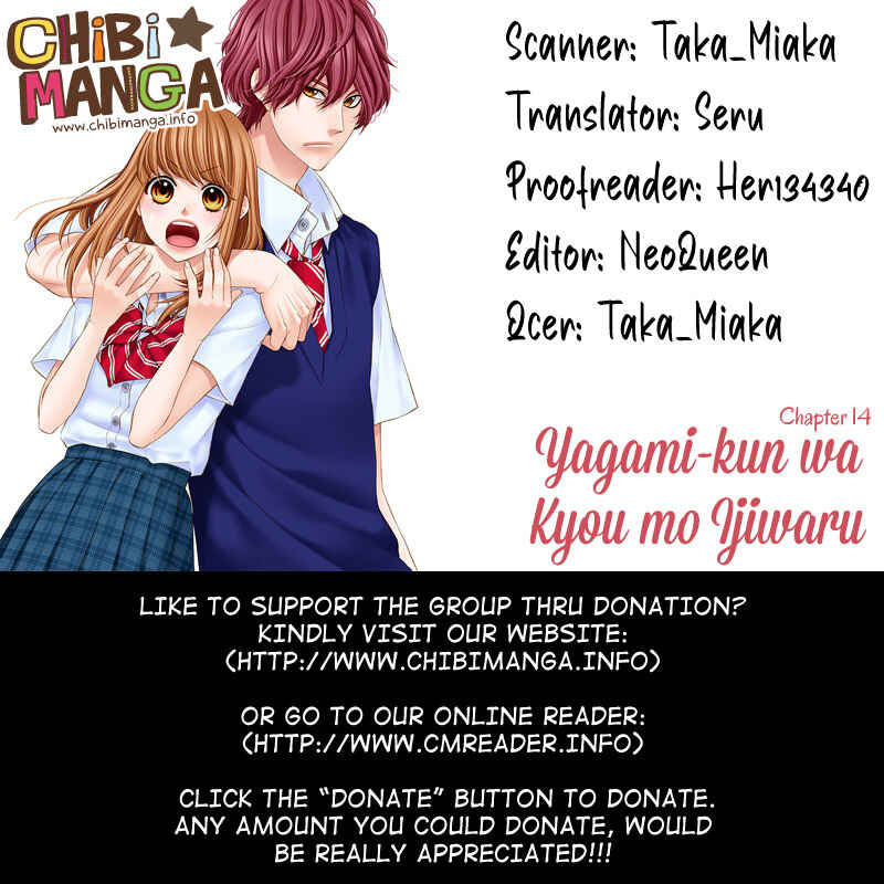 Page 1 Chapter 14 Yagami-kun wa, Kyou mo Ijiwaru.