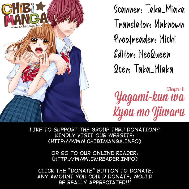 Page 1 Chapter 11 Yagami-kun wa, Kyou mo Ijiwaru.