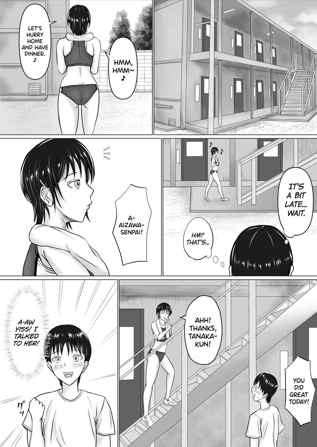 Page 6 Chapter 1 Boku ga Senpai no Karada o Mamorunda