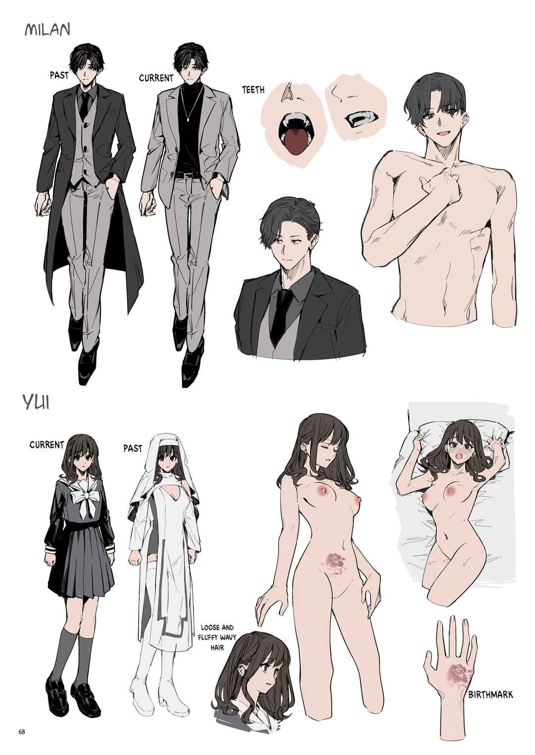 Page 68 Chapter Unknown_c045 Yandere Kyuuketsuki no Shuuchaku-Ai Kankin × Keiyaku Sex