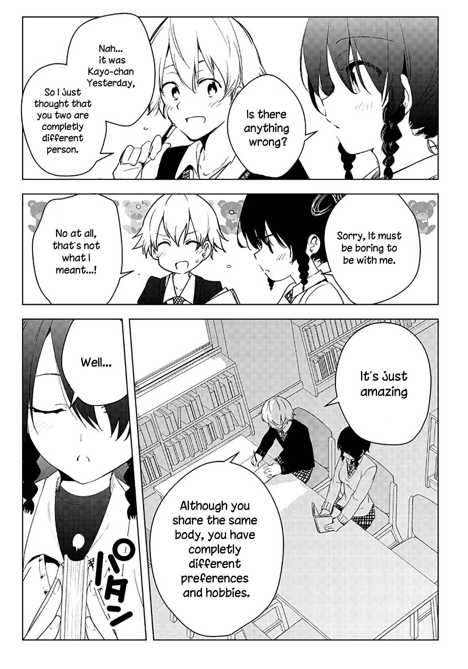 Page 2 Chapter 2 Youbi Goto ni Jinkaku ga Irekawaru Kanojo no Manga