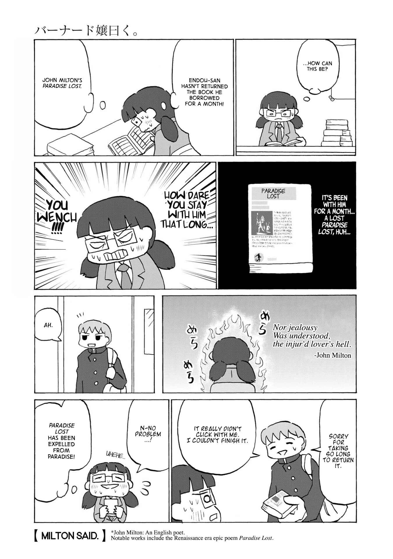 Page 7 Chapter 2 Miss Bernard Said.