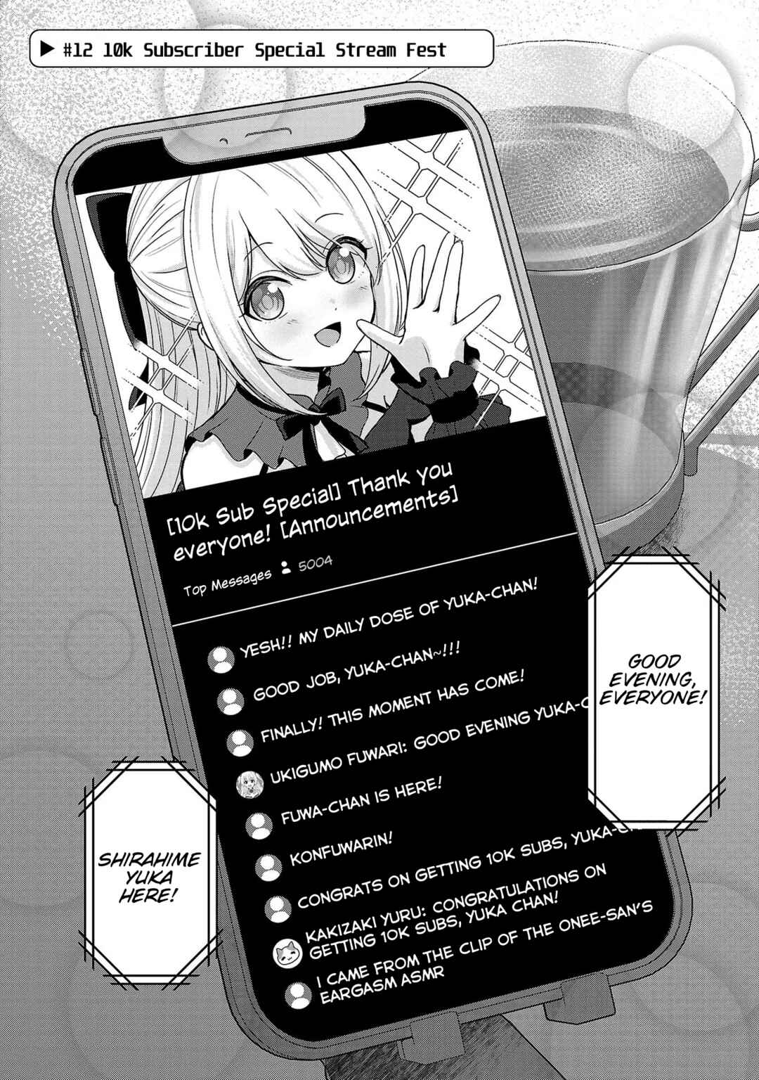 Page 1 Chapter 12 Shitsurenshita node Vtuber Hajimetara Toshiue no Onee-san ni Motemashita