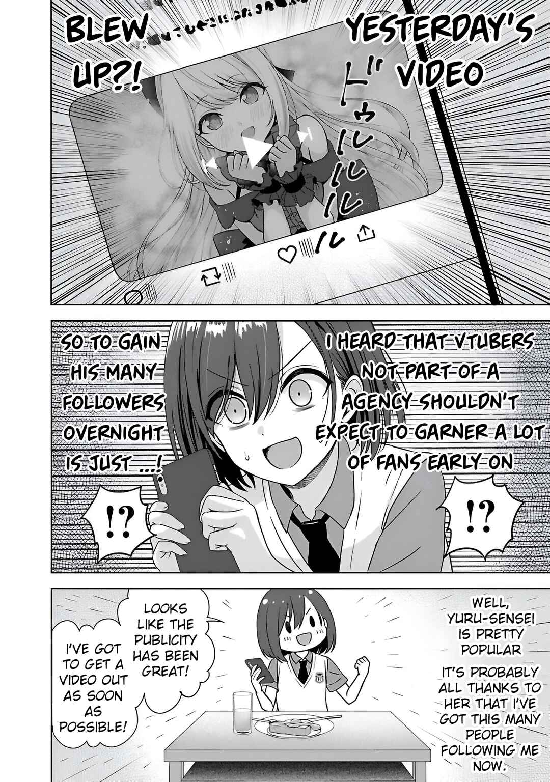 Page 14 Chapter 3 Shitsurenshita node Vtuber Hajimetara Toshiue no Onee-san ni Motemashita