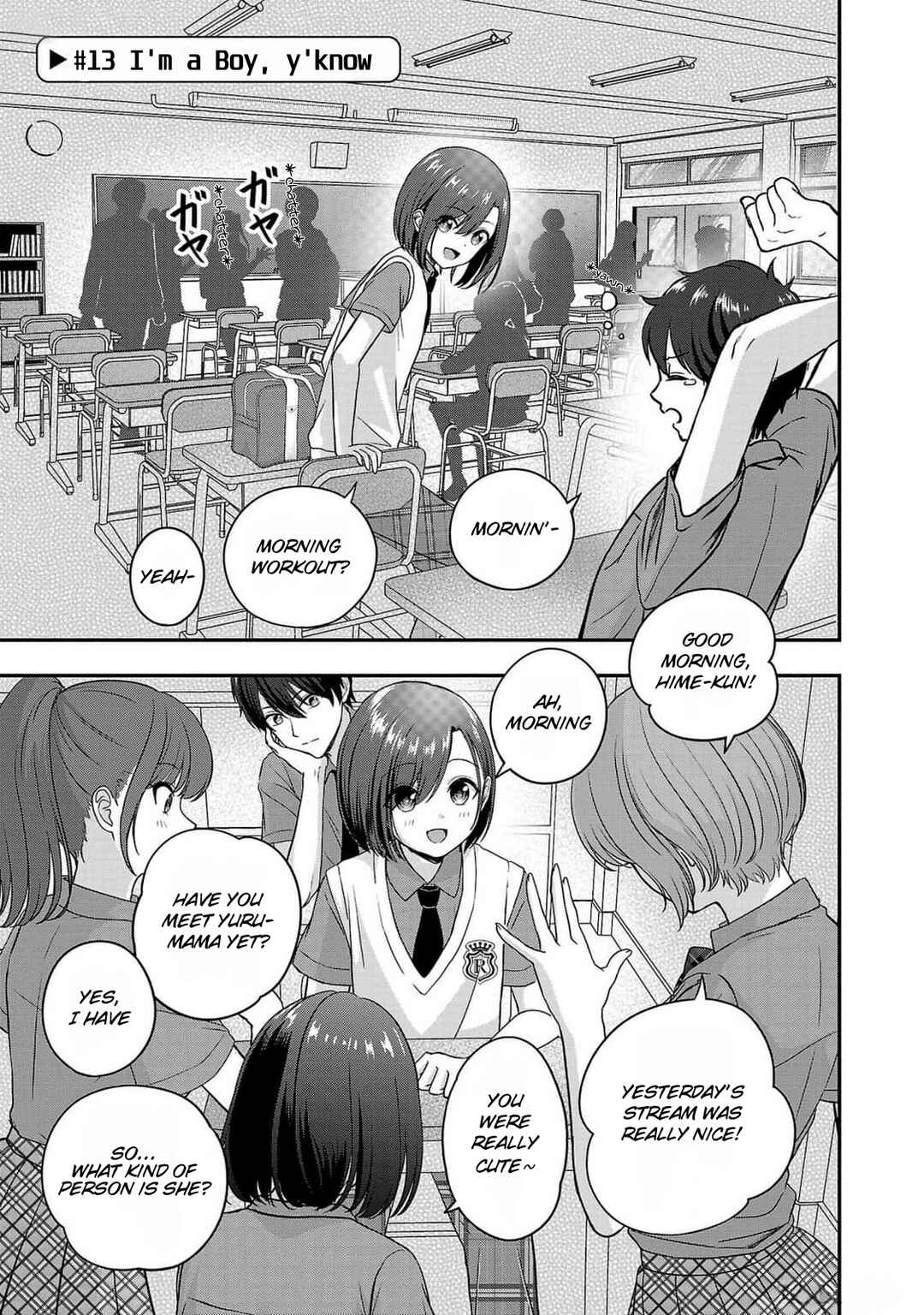 Page 1 Chapter 13 Shitsurenshita node Vtuber Hajimetara Toshiue no Onee-san ni Motemashita