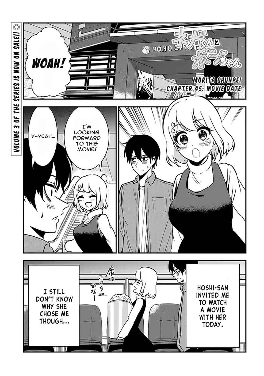 Page 1 Chapter 45 Nega-kun to Poji-chan