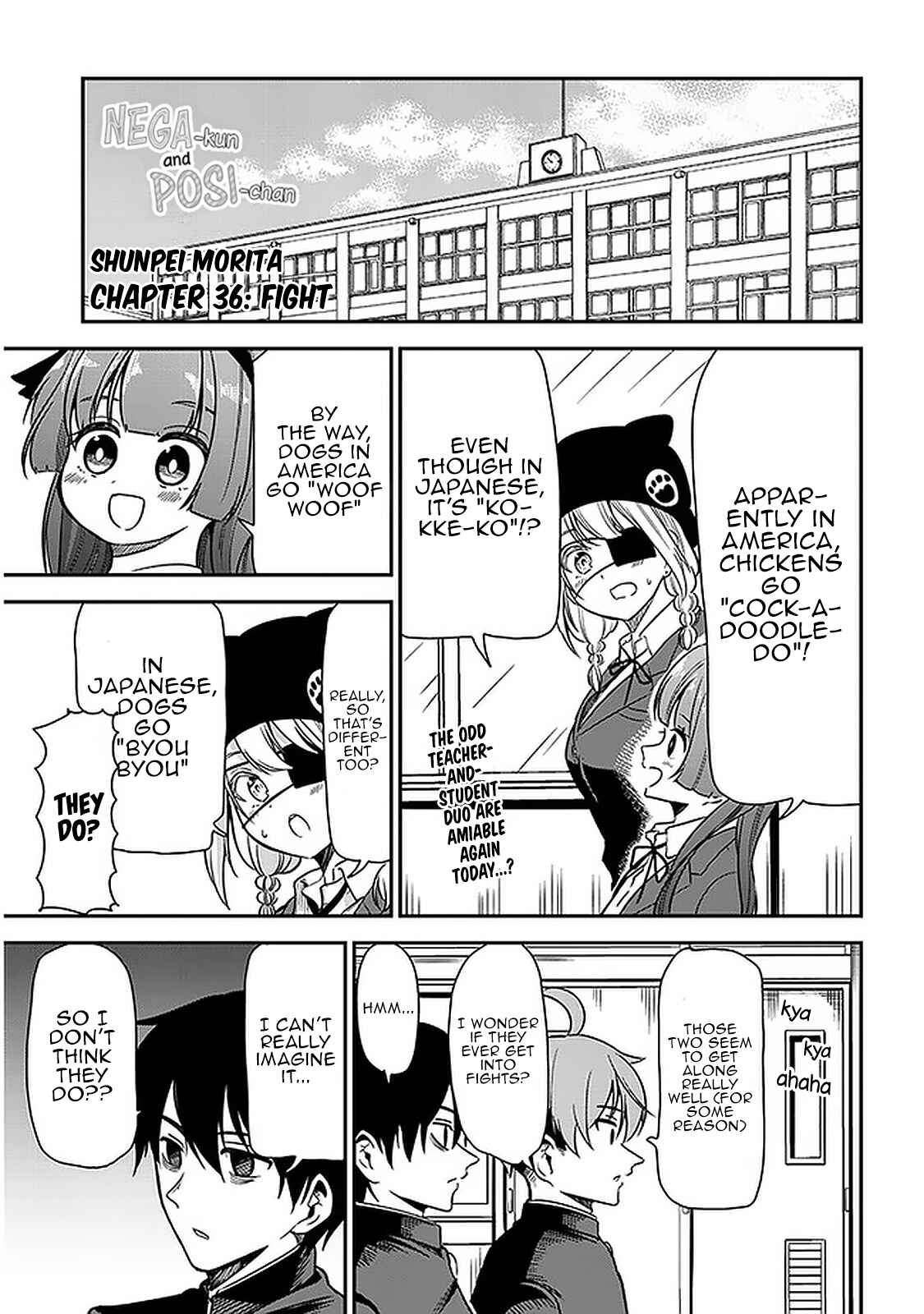 Page 1 Chapter 36 Nega-kun to Poji-chan