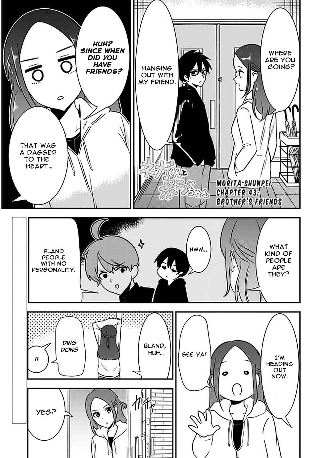 Page 1 Chapter 43 Nega-kun to Poji-chan