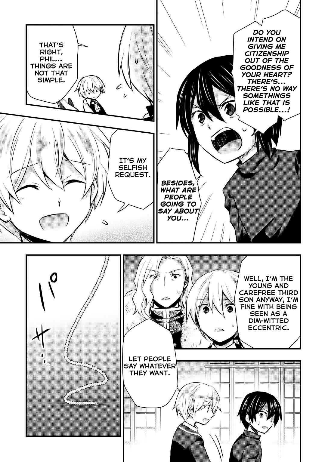 Page 4 Chapter 18 Tensei Ouji wa Daraketai