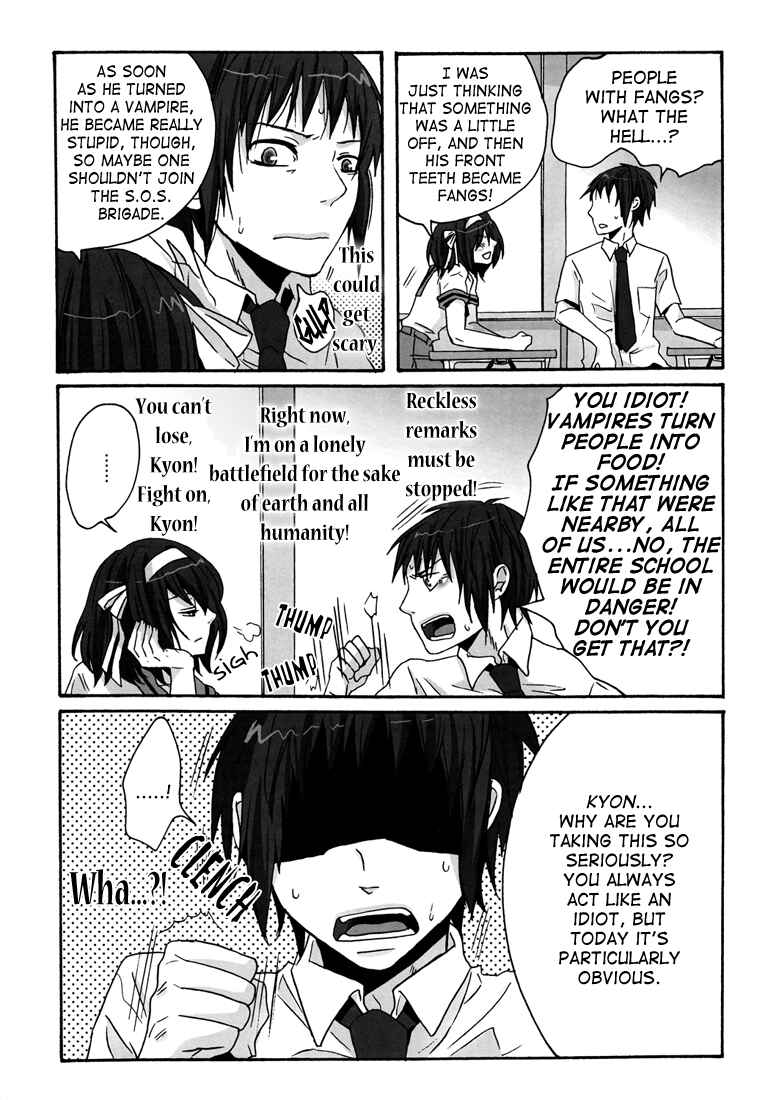 Page 8 Chapter Unknown_6925 Suzumiya Haruhi no Yuuutsu - Hey, Koizumi, Let Me Bite You! (Doujinshi)