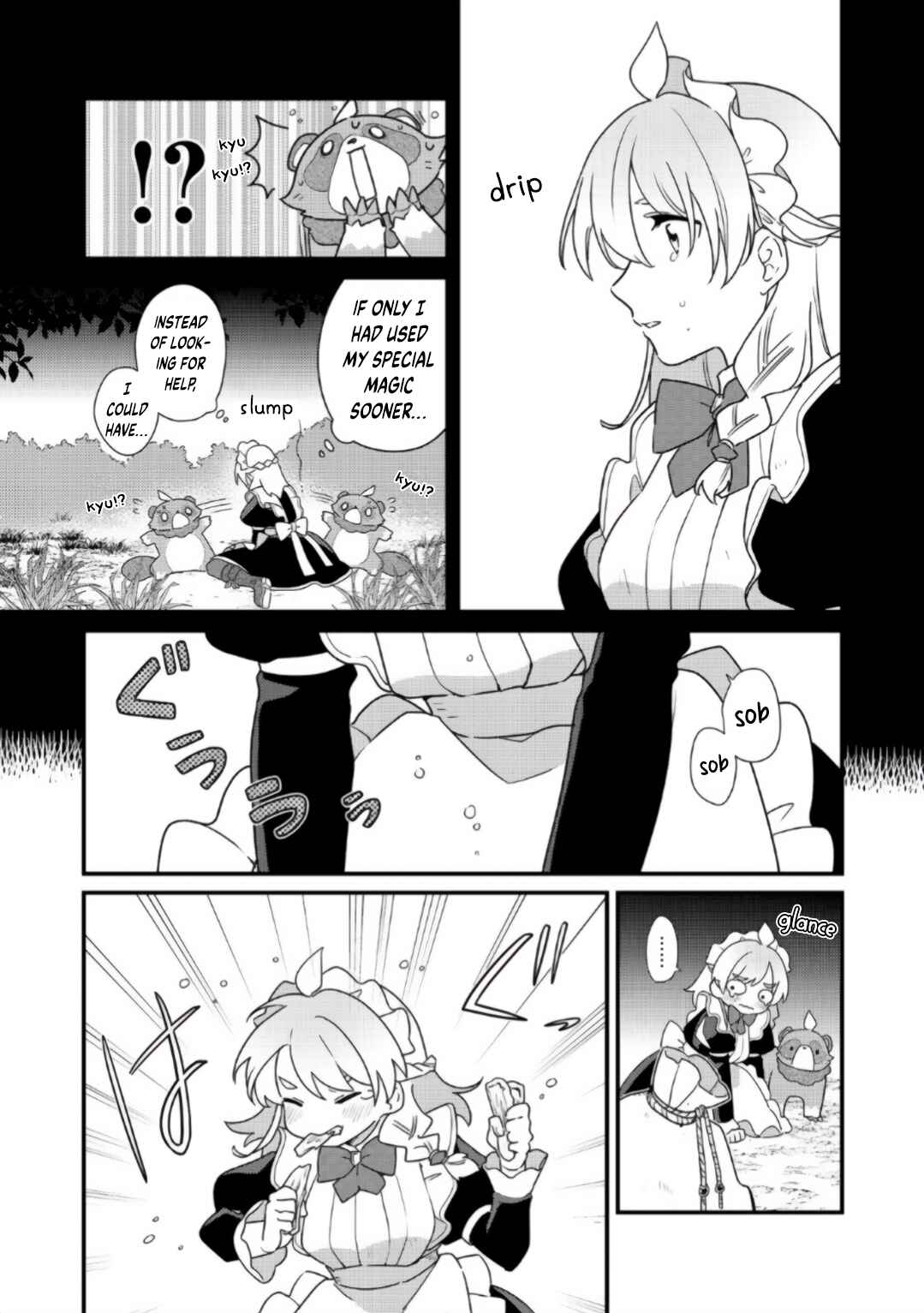 Page 10 Chapter 2 MAIDes - Maid, Jjgoku no Senjou ni Tensou Sareru. Koyuu no Gomi Shuushuu Mahou de, Saijaku Class no Mama Jinrui Saikyou ni.