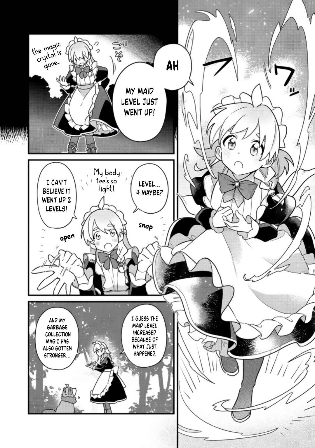 Page 4 Chapter 2 MAIDes - Maid, Jjgoku no Senjou ni Tensou Sareru. Koyuu no Gomi Shuushuu Mahou de, Saijaku Class no Mama Jinrui Saikyou ni.