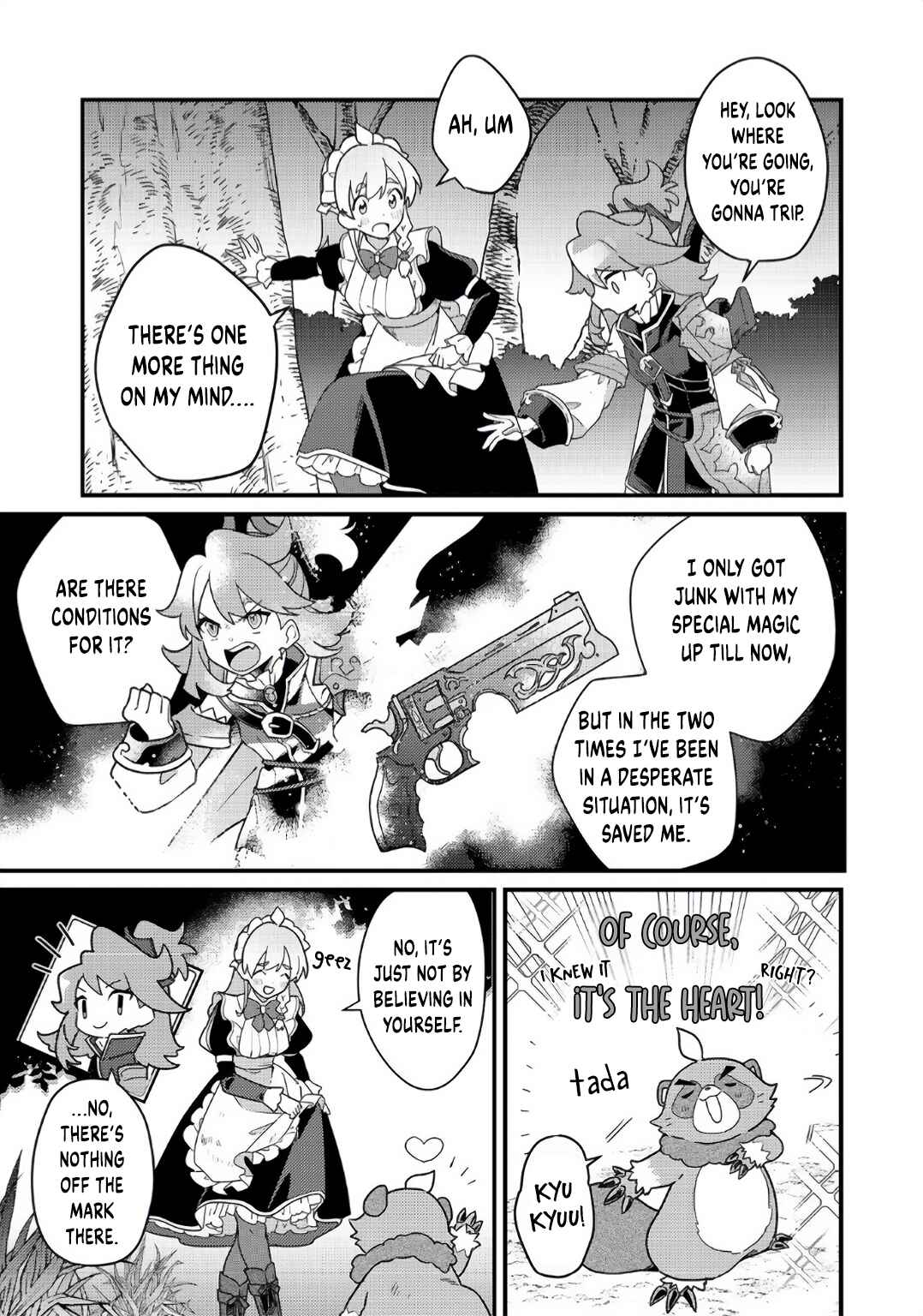 Page 13 Chapter 3 MAIDes - Maid, Jjgoku no Senjou ni Tensou Sareru. Koyuu no Gomi Shuushuu Mahou de, Saijaku Class no Mama Jinrui Saikyou ni.