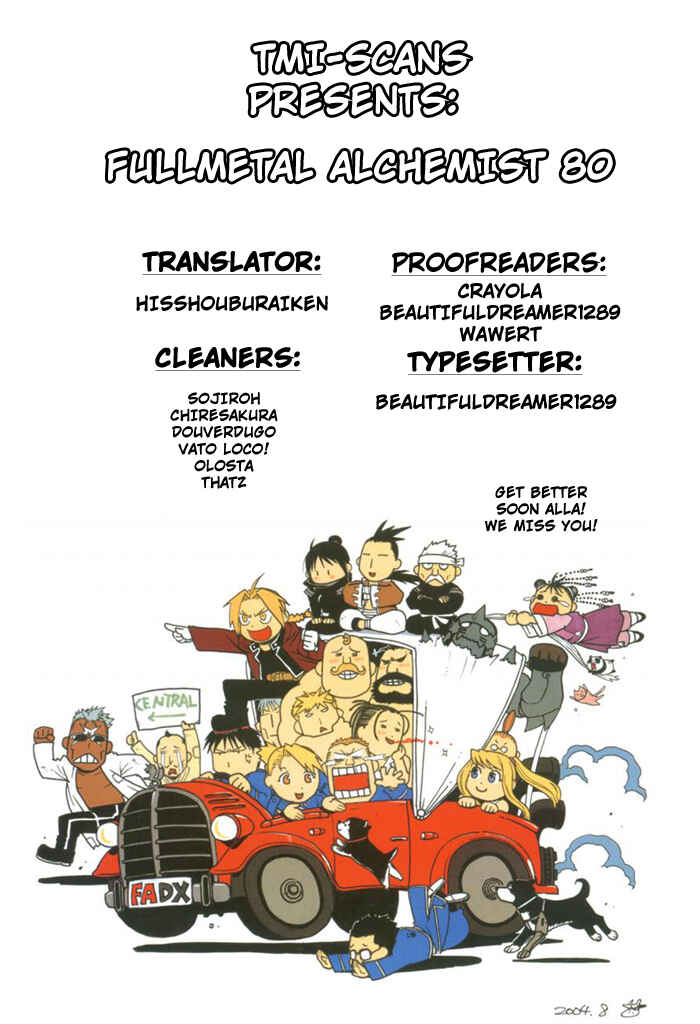 Page 37 Chapter 80 Fullmetal Alchemist