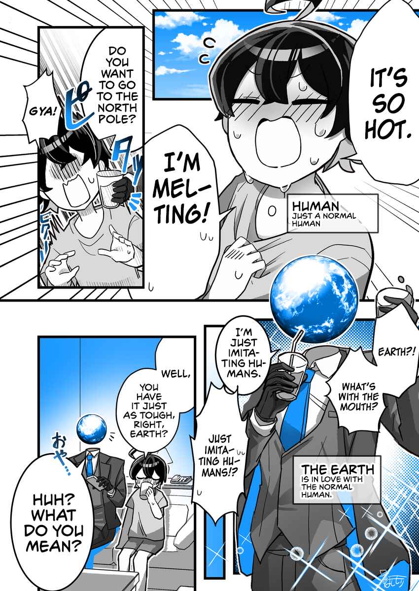 Page 1 Chapter 2 Chikyuu wa Ningen ni Koishiteru