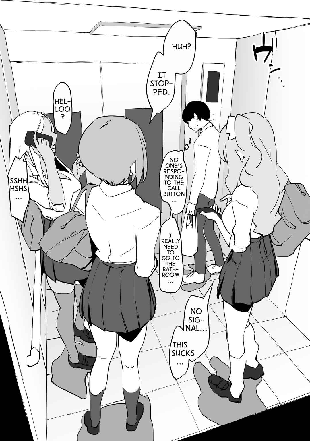 Page 4 Chapter Unknown_91d6 Gal to Elevator ni Tojikomerareta