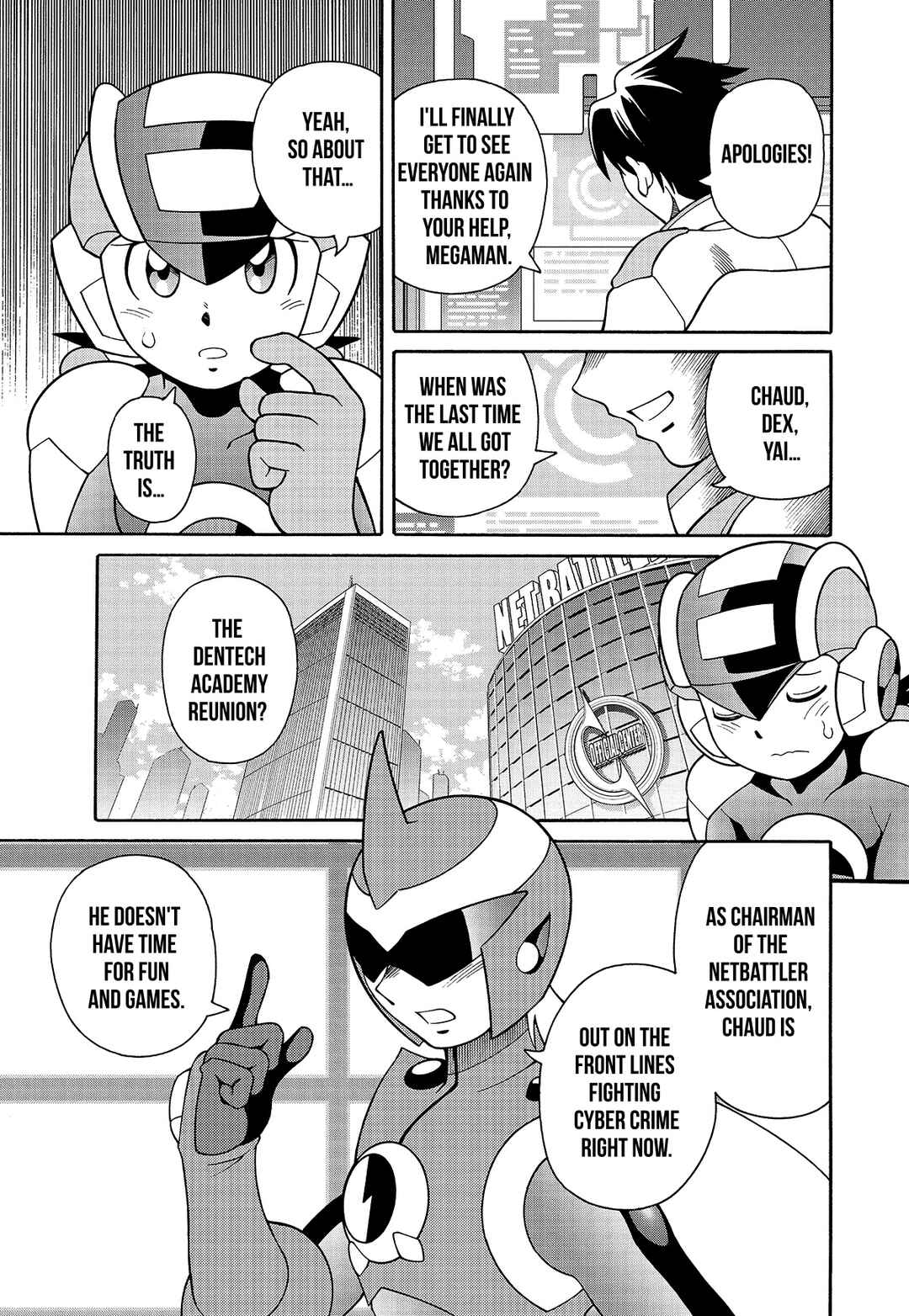 Page 3 Chapter 1 Mega Man Battle Network