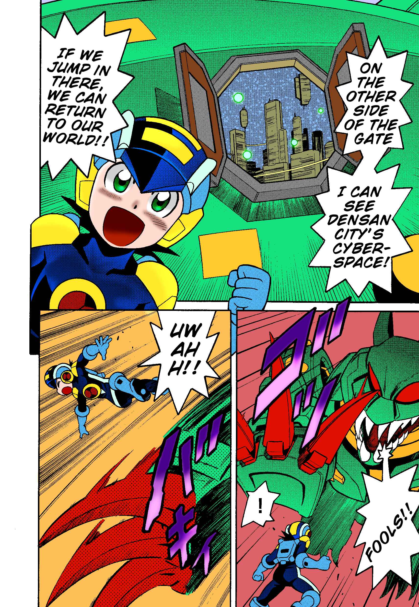 Page 10 Chapter 70.2 Mega Man Battle Network