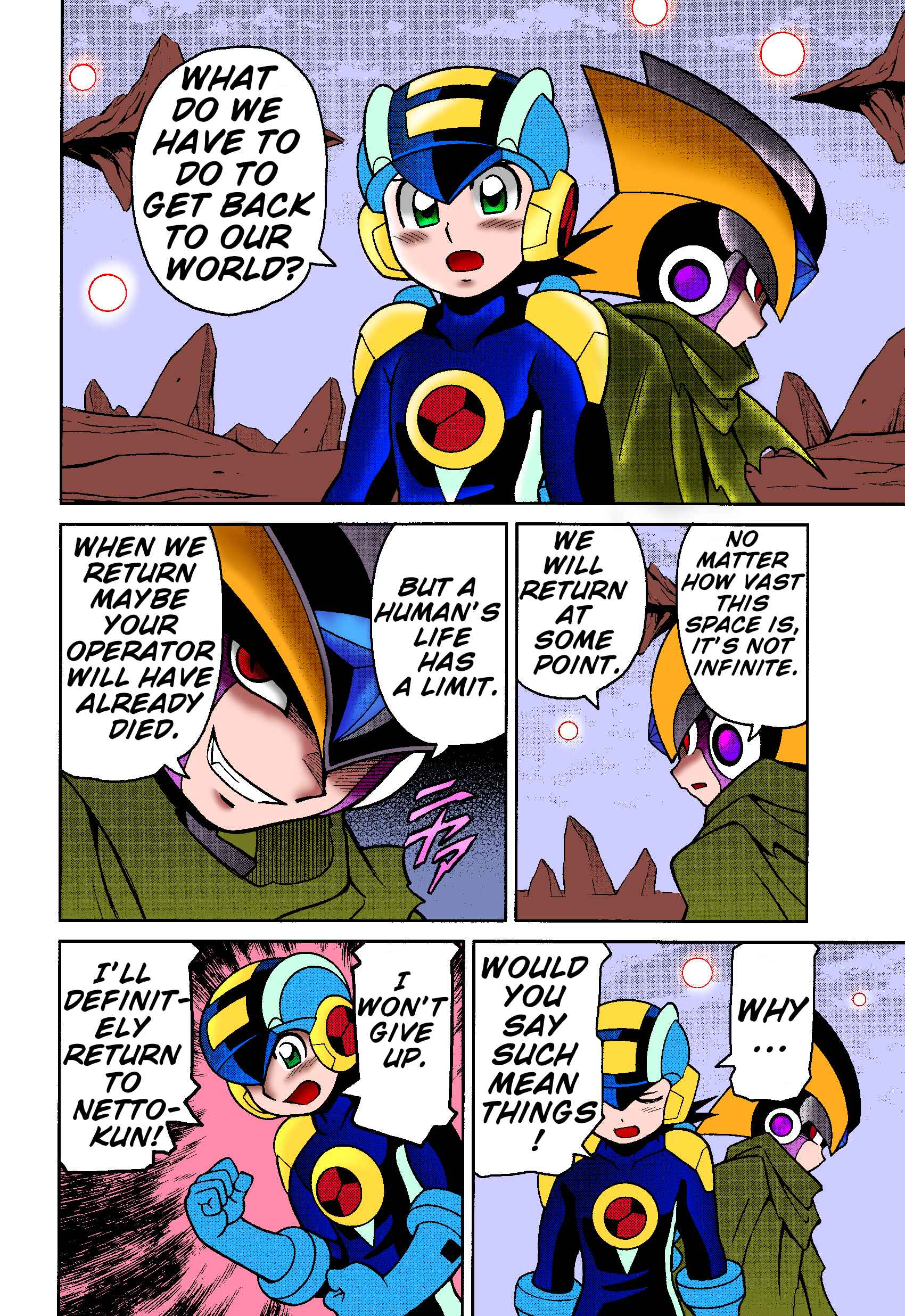 Page 4 Chapter 70.2 Mega Man Battle Network