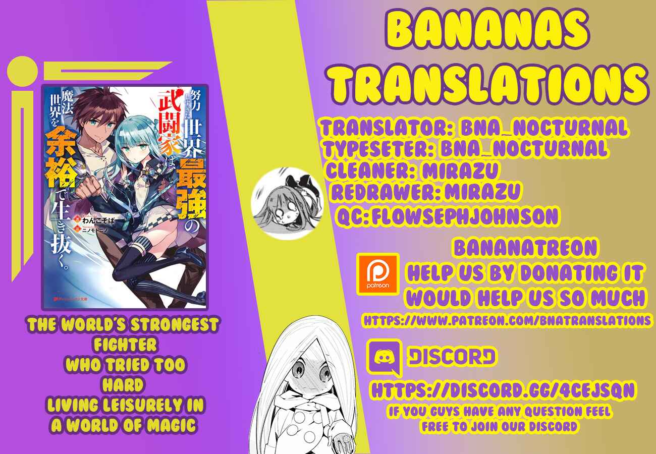 Page 1 Chapter 1 Doryoku Shisugita Sekai Saikyou no Butouka ha, Mahou Sekai wo Yoyuu de Ikinuku.