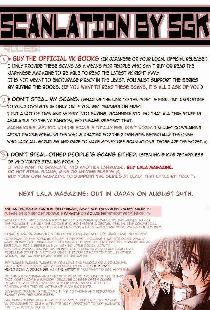 Page 1 Chapter 63 Vampire Knight