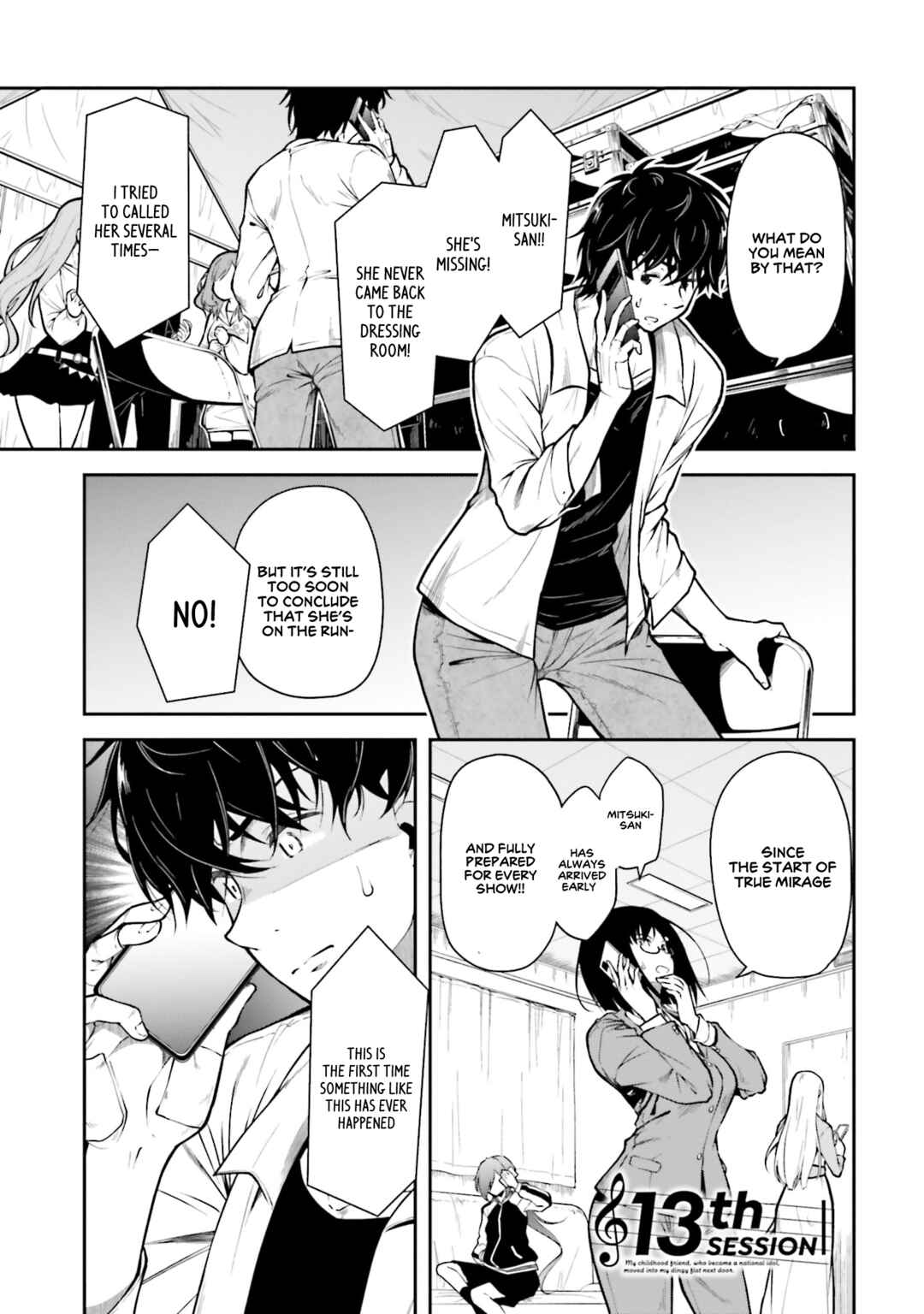 Page 2 Chapter 13 Kokumin-teki Idol ni natta Osana-Najimi ga Boro-Apart ni Sunderu Ore no Tonari ni Hikkoshitekita Ken