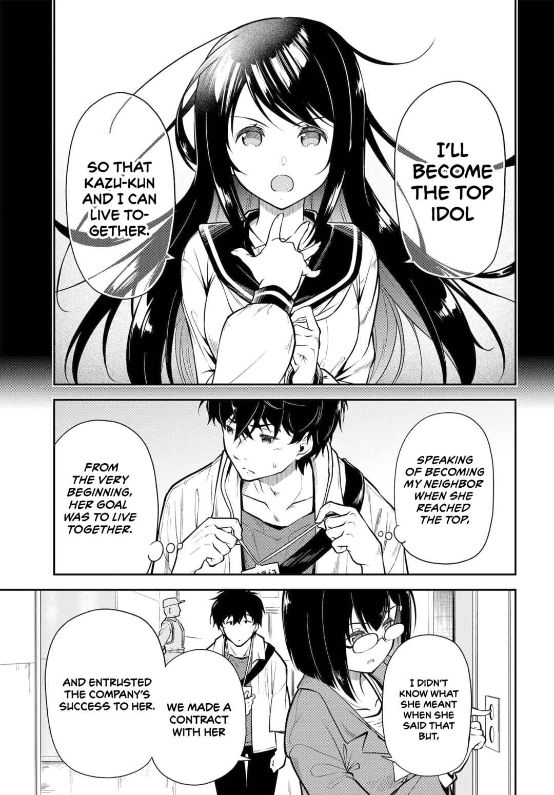 Page 10 Chapter 5 Kokumin-teki Idol ni natta Osana-Najimi ga Boro-Apart ni Sunderu Ore no Tonari ni Hikkoshitekita Ken