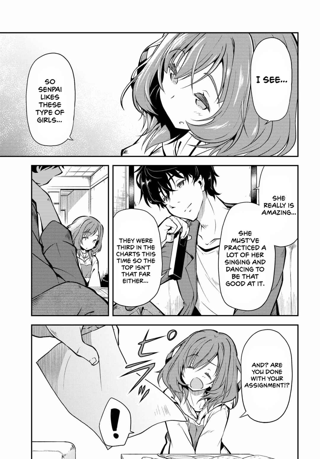 Page 14 Chapter 1.1 Kokumin-teki Idol ni natta Osana-Najimi ga Boro-Apart ni Sunderu Ore no Tonari ni Hikkoshitekita Ken