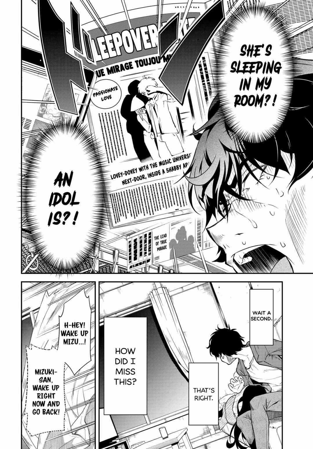 Page 37 Chapter 1.1 Kokumin-teki Idol ni natta Osana-Najimi ga Boro-Apart ni Sunderu Ore no Tonari ni Hikkoshitekita Ken