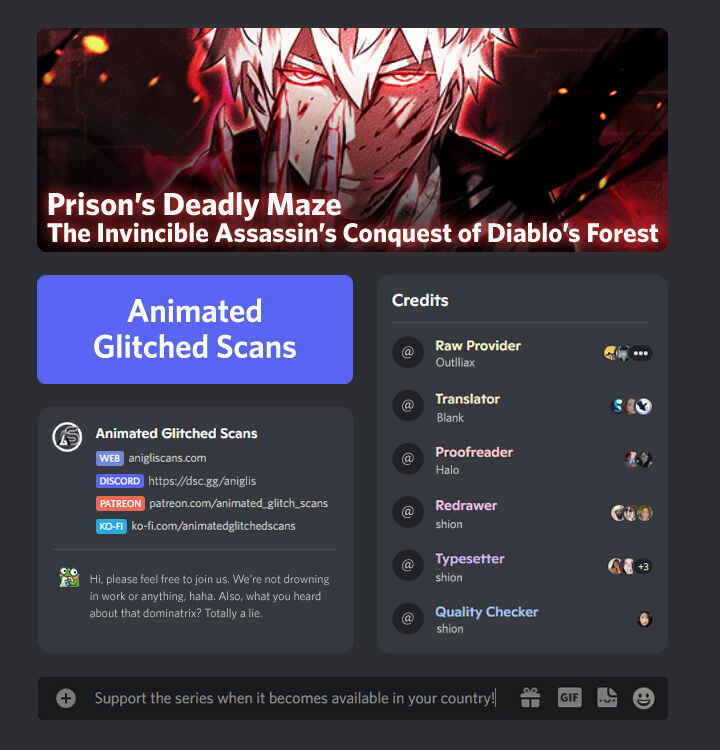 Page 1 Chapter 4 Prison’s Deadly Maze ~The Invincible Assassin’s Conquest of Diablo’s Forest~