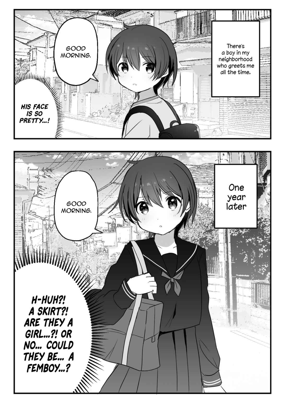 Page 1 Chapter 1 Androgynous-chan and the Onee-san