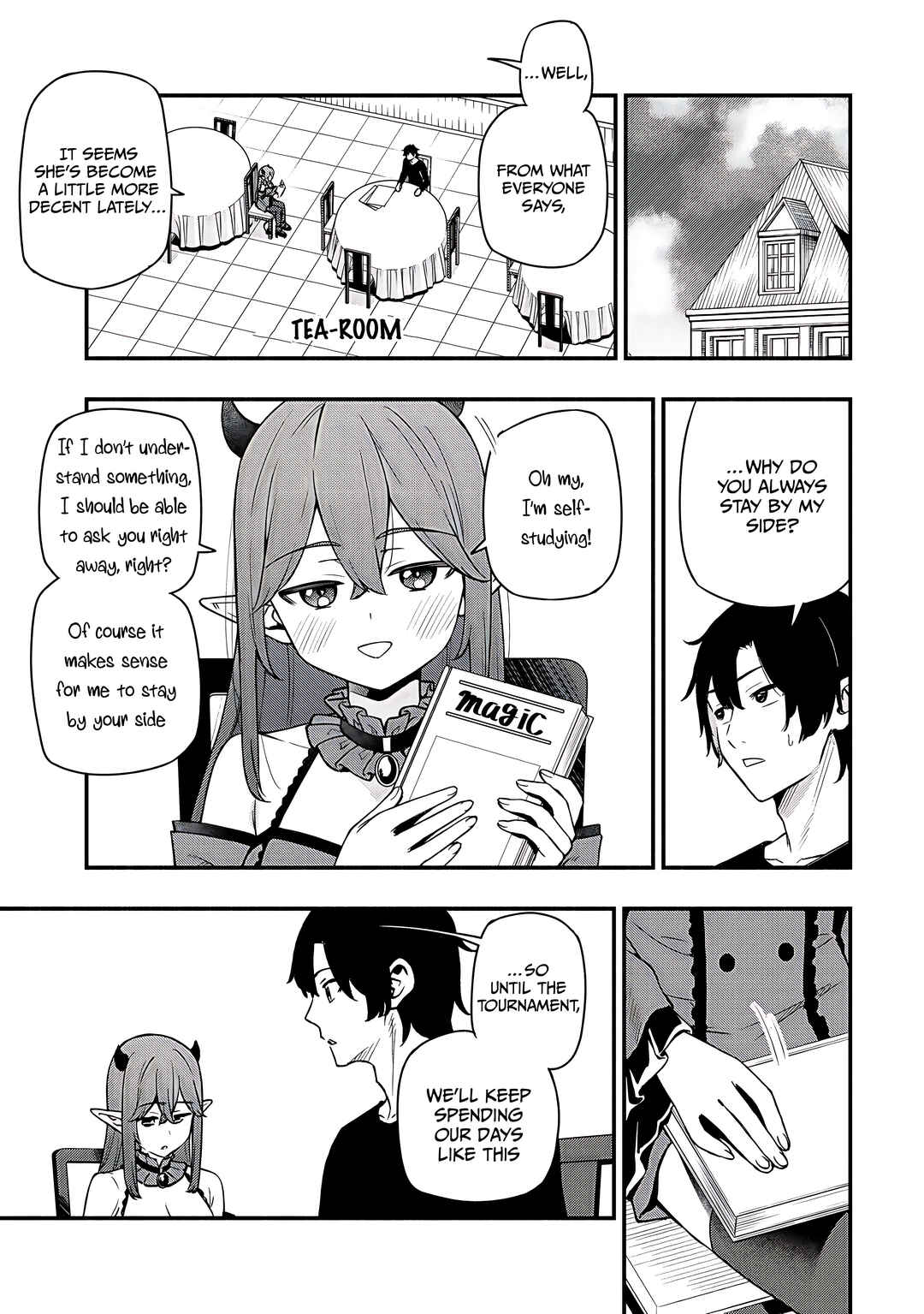 Page 12 Chapter 28 Maou Reijou no Kyouiku Gakari ~Yuusha Gakuin wo Tsuihou Sareta Heimin Kyoushi wa Maou no Musume-Tachi no Katei Kyoushi to Naru~