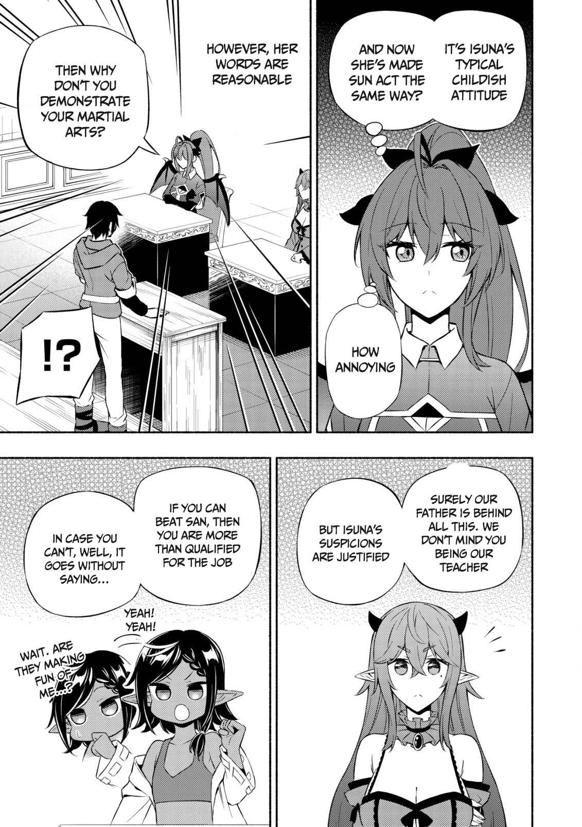 Page 13 Chapter 4 Maou Reijou no Kyouiku Gakari ~Yuusha Gakuin wo Tsuihou Sareta Heimin Kyoushi wa Maou no Musume-Tachi no Katei Kyoushi to Naru~