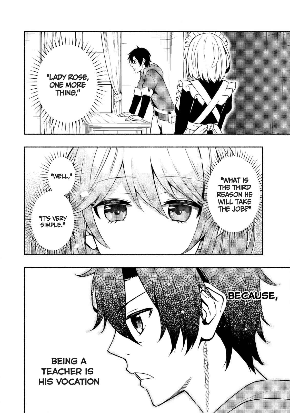 Page 25 Chapter 3 Maou Reijou no Kyouiku Gakari ~Yuusha Gakuin wo Tsuihou Sareta Heimin Kyoushi wa Maou no Musume-Tachi no Katei Kyoushi to Naru~