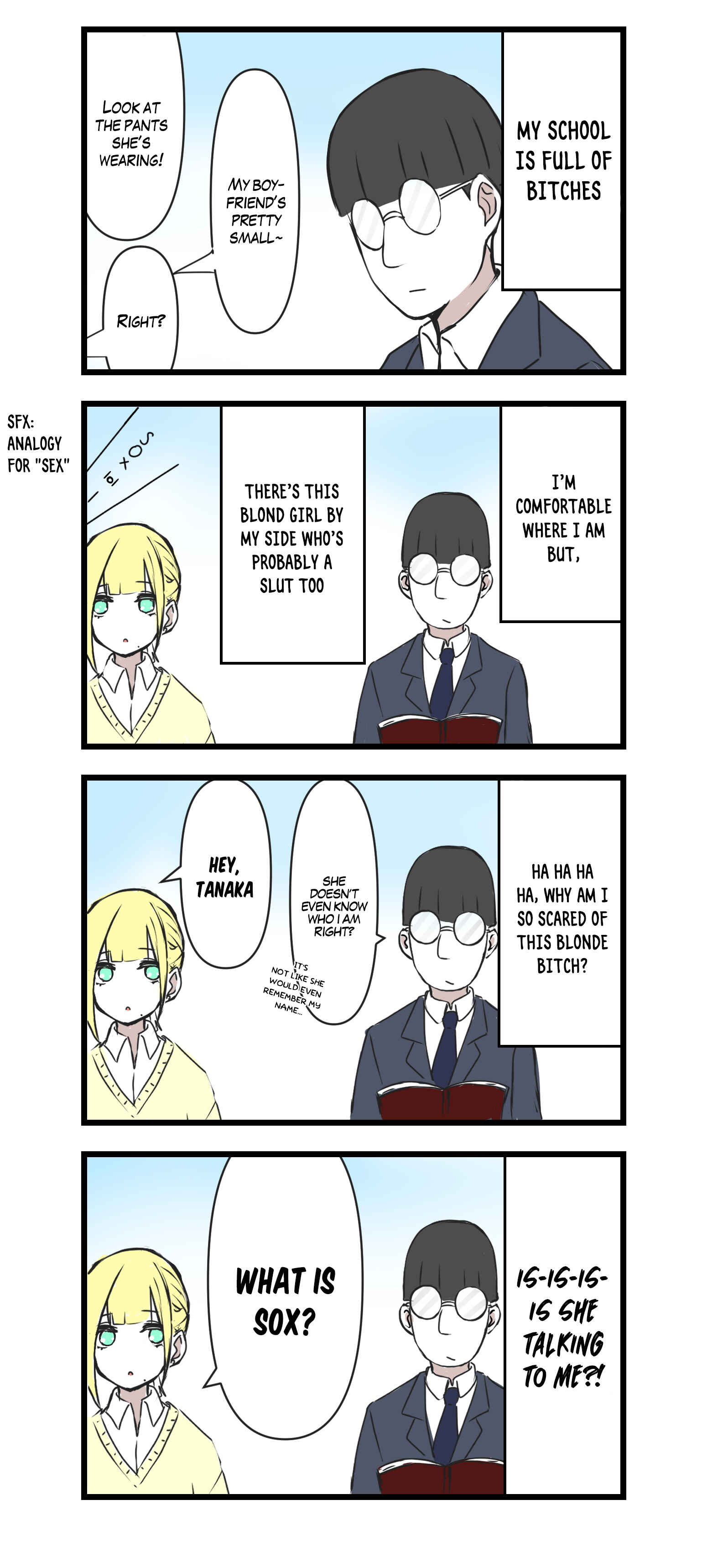 Page 2 Chapter 1 A Story About a Blonde Virgin Girl Who Acquires Sexual Knowledge