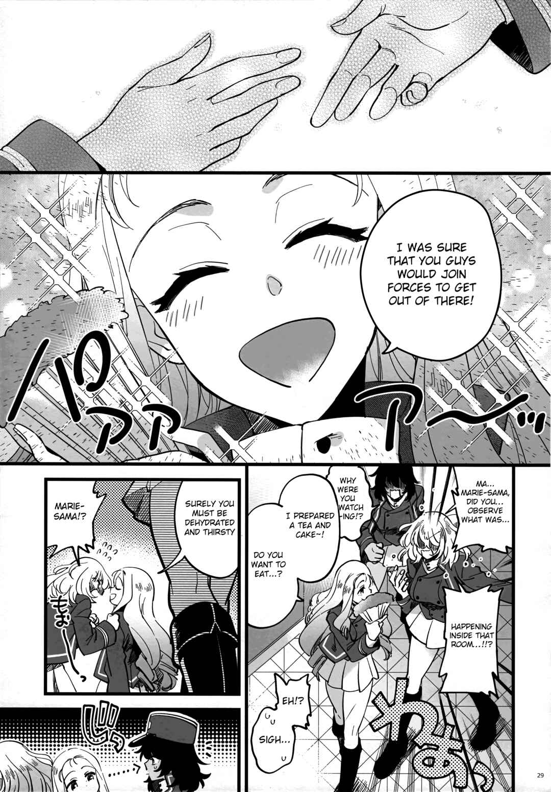 Page 28 Chapter Unknown_1a8c Girls und Panzer - Tojikomerarete Kusuri Nonde Sorekara no Aida (Doujinshi)