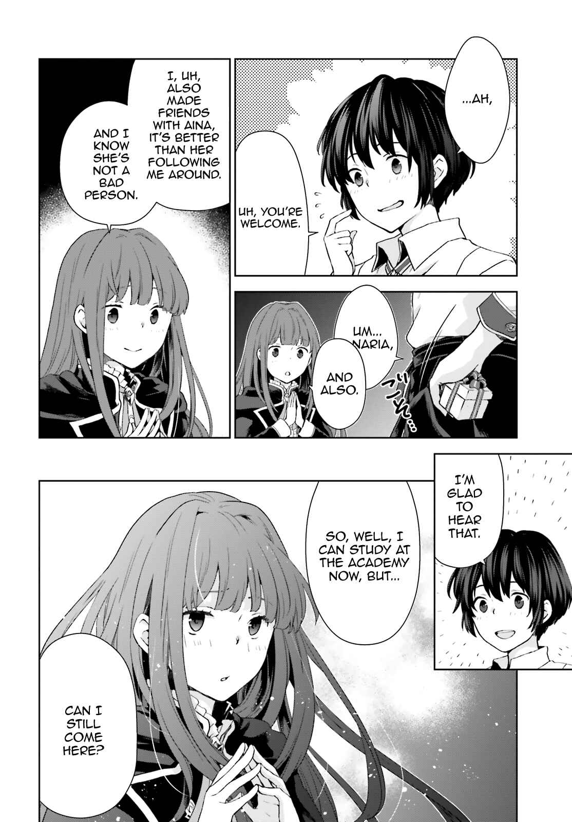 Page 15 Chapter 4 Have a Coffee After School, In Another World’s Café