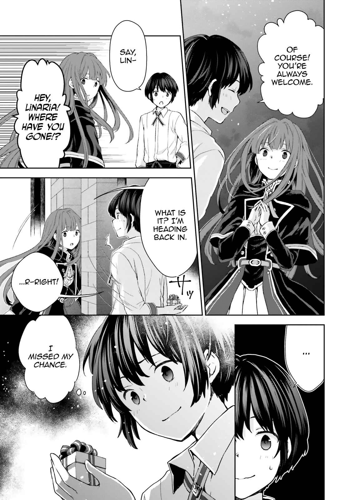 Page 16 Chapter 4 Have a Coffee After School, In Another World’s Café